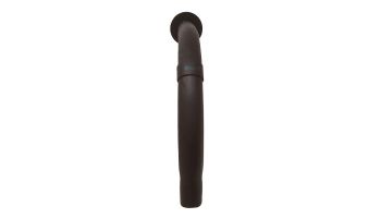 Black Oak Foundry Small Droop Spout with Mini Backplate | Almost Black Finish | S7410-BLK | S7811-BLK