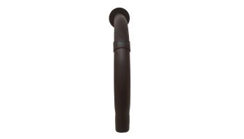 Black Oak Foundry Small Droop Spout with Mini Backplate | Brushed Pewter Finish | S7410-BP | S7811-BP