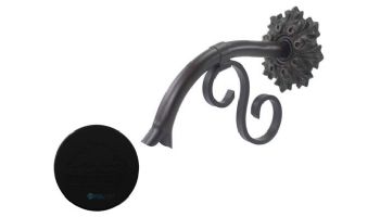 Black Oak Foundry Small Droop Spout with Bordeaux | Almost Black Finish | S401-BLK