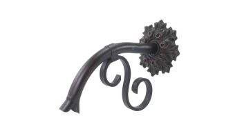 Black Oak Foundry Small Droop Spout with Bordeaux | Almost Black Finish | S401-BLK | S421-BLK