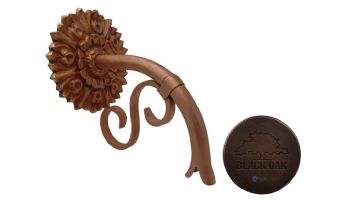 Black Oak Foundry Small Droop Spout with Versailles | Distressed Copper Finish | S400-DC