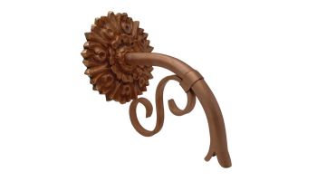 Black Oak Foundry Small Droop Spout with Versailles | Distressed Copper Finish | S400-DC