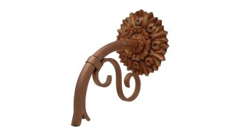 Black Oak Foundry Small Droop Spout with Versailles | Distressed Copper Finish | S400-DC