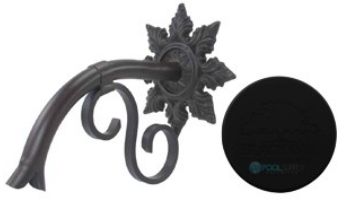 Black Oak Foundry Small Droop Spout with Normandy | Distressed Copper Finish | S402-DC