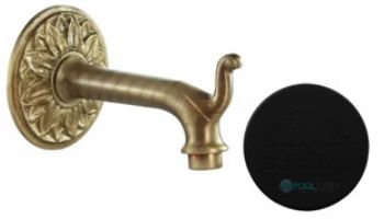 Black Oak Foundry Chianti Spout | Antique Brass / Bronze Finish | S14-AB
