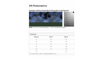 FX Luminaire DR PathLight | 18" Riser 2 Tier | 10W G4 Xenon | Black Finish | DR-10-2T-18R-FB