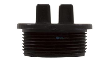 Waterway Universal Plug 1-1/2" MPT With O-Ring Groove | Black | 715-6611