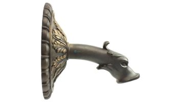 Black Oak Foundry Large Verona Spout | Antique Brass / Bronze Finish | S17-AB