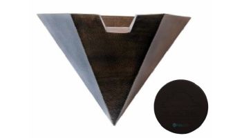 Black Oak Foundry 32" Emerald Bowl | Single Scupper | Oil Rubbed Bronze Finish | B331-32-ORB