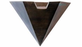 Black Oak Foundry 32" Emerald Bowl | Single Scupper | Oil Rubbed Bronze Finish | B331-32-ORB | B351-32-ORB