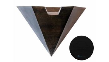 Black Oak Foundry 32" Emerald Bowl | Single Scupper | Almost Black Finish | B331-32-BLK