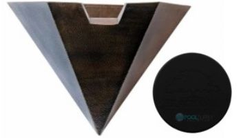 Black Oak Foundry 32_quot; Emerald Bowl | Single Scupper | Almost Black Finish | B331-32-BLK | B351-32-BLK