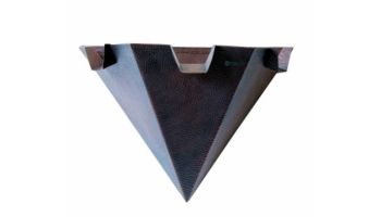 Black Oak Foundry 24" Emerald Bowl | Triple Scupper | Almost Black Finish | B333-24-BLK