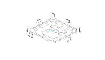 Raypak Hurricane Bracket | Metal Base | H000321