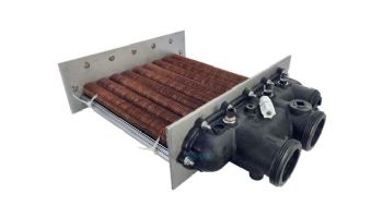 Raypak Cupro Nickel Heat Exchanger Complete with Polymer Heads Units From 7-13 | 014926F