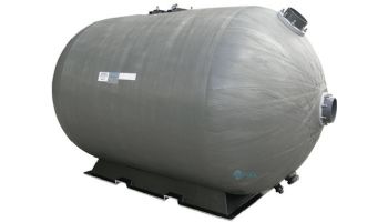 Waterco Micron Commercial Horizontal Sand Filter | 48" x 91" | Right - Manway Flange | 2229091R