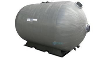 Waterco Micron Commercial Horizontal Sand Filter | 42" x 120" | Right - Manway Flange | 22280120R