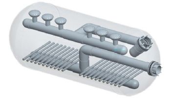 Waterco Micron Commercial Horizontal Media Filter | 42" x 75" | 19.6 Sq. | 4" Flange Right | 2228075R