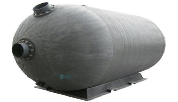 Waterco Micron Commercial Horizontal Sand Filter | 42" x 75" | Left - Manway Flange | 19.6 Square Foot | 2228075L