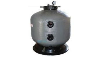 Waterco SM48-80 Side Mount Media Filter | 12" Neck - 3" Connections | 48 Sq. Ft. 268 GPM | 22004880124NA