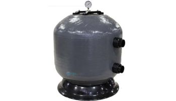 Waterco Micron SM1200 48" Commercial Vertical Sand Filter | 3" Bulkhead Connections 58 PSI | 12.56 Sq Ft. 126 GPM | 22001204801NA