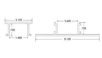 Steigmeier 10 Ft Mini Paver Drain | Tan | MP2T