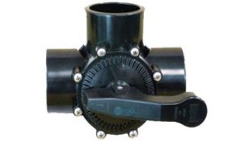 Waterco FPI Threaded Valve 3 Port with Teflon Seal and Half Unions | 1_quot; x 1.5_quot; | 148500
