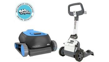 Maytronics Dolphin Nautilus CC Inground Robotic Pool Cleaner with Caddy | 99996113-CADDY