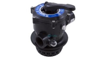 Waterco Multiport Valve for use with Sand Filters | 1.5" Top Mount Valve for Threaded Style T-Series Filters - No Unions Praher | 228042PA