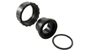 Waterco 1.5" x 2" Half Union Adapter with O-Ring | 122257BLK