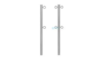 SR Smith 8' Top Eye Backstroke Stanchion | .109" Wall 304 Stainless Steel | 10167