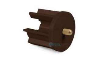 Coolaroo 40 mm Idle End Plug Rib | Brown | Z 1-IPBR