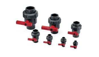 Jandy Heavy Duty Single Union Ball Valve | 2" PVC | Grey | BVSU020