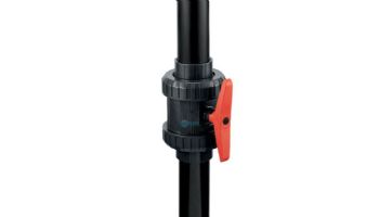 Jandy Heavy Duty Double Union Ball Valve | 1/2" PVC | Grey | BVDU005