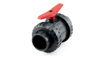 Jandy Heavy Duty Double Union Ball Valve | 2" PVC | Grey | BVDU020