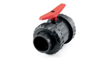 Jandy Heavy Duty Double Union Ball Valve | 4" PVC | Grey | BVDU040