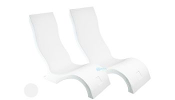 Ledge Lounger Signature Collection Two-Chair Bundle | White | LL-SG-CR-W