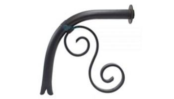Black Oak Foundry Large Droop Spout with Mini Backplate | Oil Rubbed Bronze Finish | S7710-ORB | S711-ORB