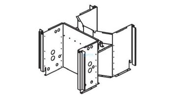 Raypak Support Assembly Controls and Flue Exhaust | 009783F