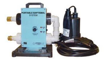 HydroQuip PBES6000 Series Portable Baptismal Equipment | 1.0kW Heater and Pump | 120V | PBES6010