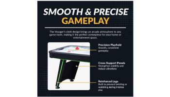 Hathaway Voyager 5-Foot. Air Hockey Table with LED Scoring | BG50338
