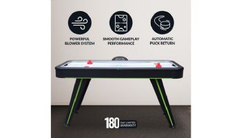 Hathaway Voyager 5-Foot. Air Hockey Table with LED Scoring | BG50338