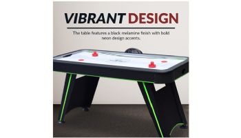 Hathaway Voyager 5-Foot. Air Hockey Table with LED Scoring | BG50338