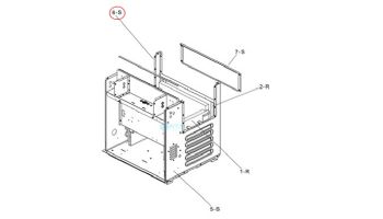 Raypak Jacket Left Side Panel | 010314F