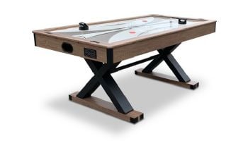 Hathaway Excalibur 6-Ft. Air Hockey Table with LED Scoring and Table Tennis Top | BG50337