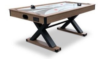 Hathaway Excalibur 6-Ft. Air Hockey Table with LED Scoring and Table Tennis Top  | BG50337