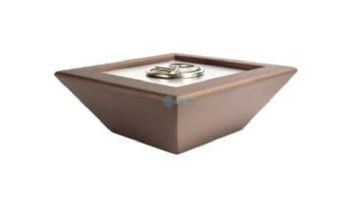 USAfirebowls 24" Aluminum Fire Bowl Tray and 8" Round Burner Ring Included | Propane | 24KLP