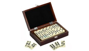 Hathaway Premium Domino Set with Wooden Carry Case | NG2133 BG2133