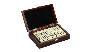 Hathaway Premium Domino Set with Wooden Carry Case | NG2133 BG2133