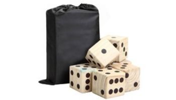 Hathaway High Roller Yard Dice Set with Black Nylon Storage Bag | BG3150